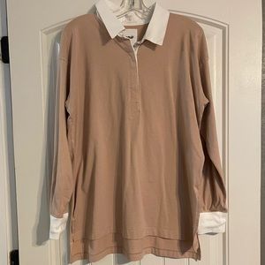 NWT Aerie oversized polo style top